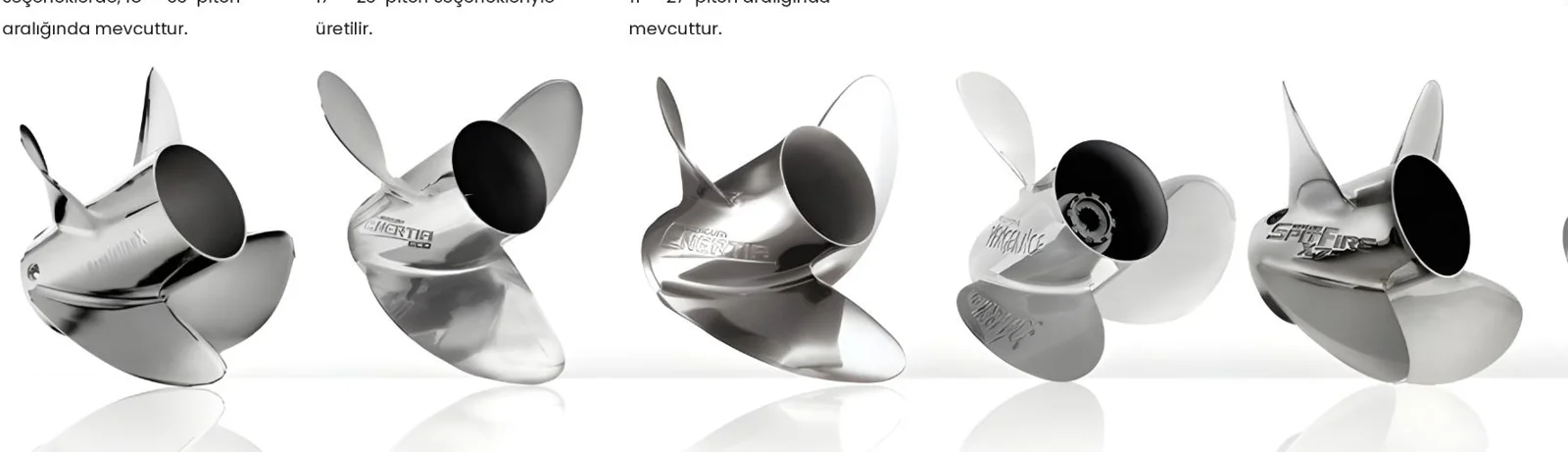 Mercury / Quicksilver pervaneler